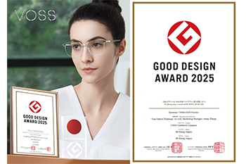 VOSS COZY丨现代复古系列眼镜 荣膺2025年日本G-Mark设计大奖